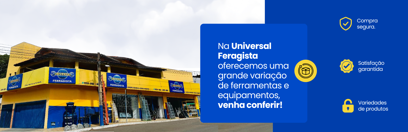 Banner para loja online de smartwatch e acessórios azul e branco